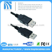 1.5m Black USB Extension Cable 480Mbits/sec transmission speed